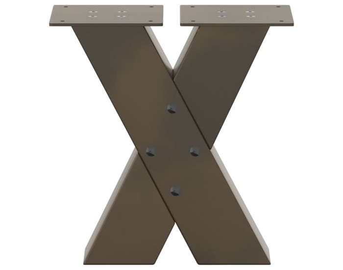 Sonata H Крака за холна маса X-образна 2 бр. естествена 40x(30-31) см