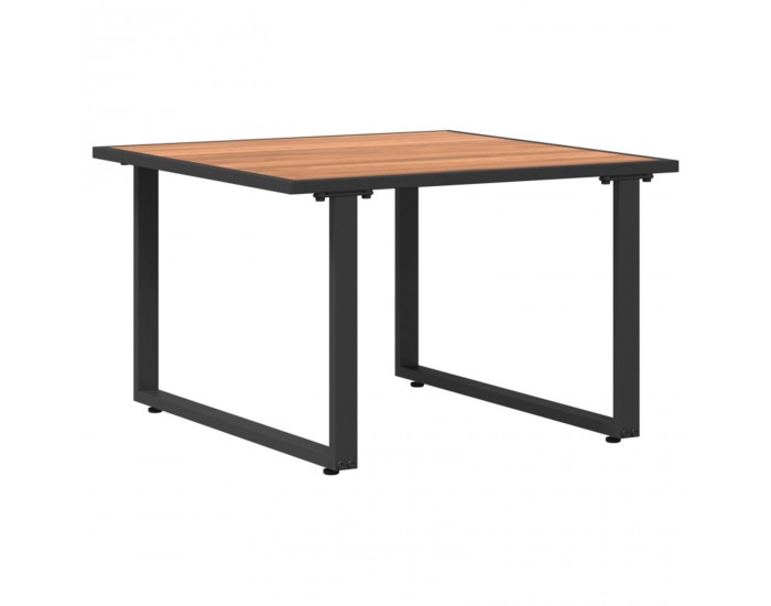 Sonata H кафява градинска маса 55x55x35 см DPC и стомана