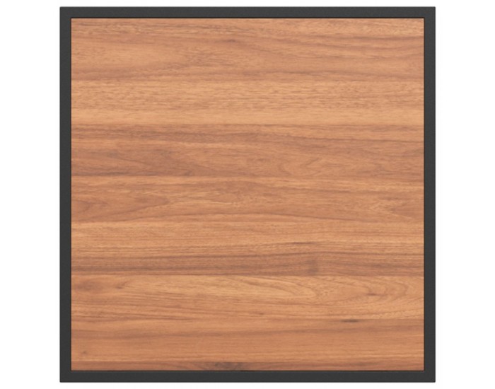 Sonata H кафява градинска маса 55x55x35 см DPC и стомана