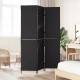 Sonata H Пространствен разделител 3 панела, сгъваем, черен, 146x180 см, полиратан