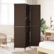 Sonata H Разделител за стая 3 панели сгъваем кафяв 146x180 см полиратан