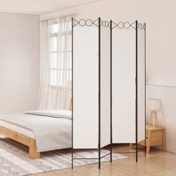 Sonata H Параван за стая, 4 панела, бял, 160x220 см, текстил - Electrocasnice și accesorii pentru living