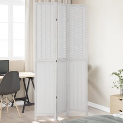Sonata H Разделител за стая, 3 панела, бял, дърво пауловния масив - Electrocasnice și accesorii pentru living