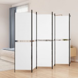 Sonata H Параван за стая, 6 панела, бял, 300x180 см, текстил - Electrocasnice și accesorii pentru living