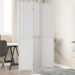 Sonata H Разделител за стая, 3 панела, бял, дърво пауловния масив - Electrocasnice și accesorii pentru living