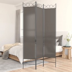 Sonata H Параван за стая, 3 панела, антрацит, 120x200 cм, текстил - Electrocasnice și accesorii pentru living