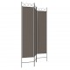Sonata H Параван за стая, 3 панела, антрацит, 120x200 cм, текстил