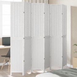Sonata H Разделител за стая, 6 панела, бял, дърво пауловния масив - Electrocasnice și accesorii pentru living
