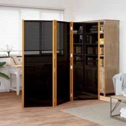 Sonata H Параван за стая, 3 панела, черен, 210x180 cм - Electrocasnice și accesorii pentru living
