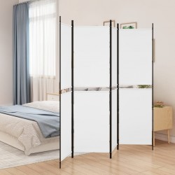 Sonata H Параван за стая, 4 панела, бял, 200x180 см, текстил - Electrocasnice și accesorii pentru living