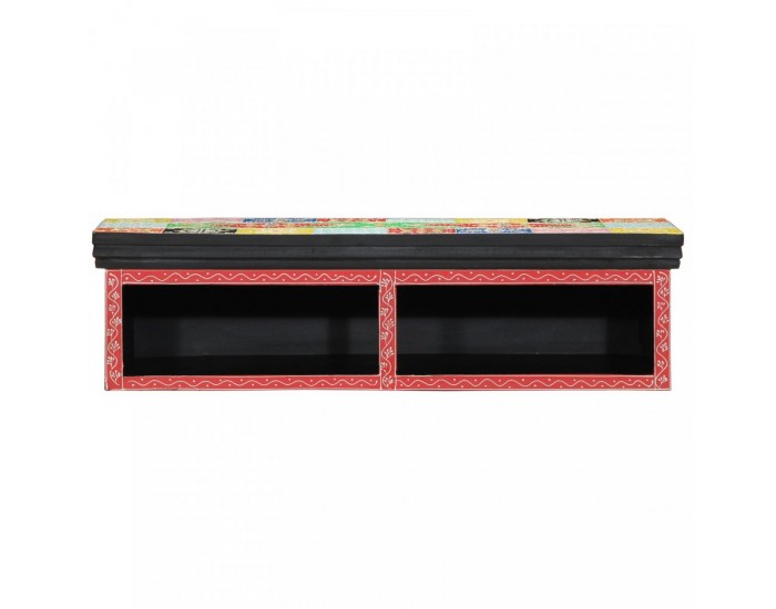 Sonata H ТВ шкаф за стенен монтаж Многоцветен 80x30x22 см от дървесина