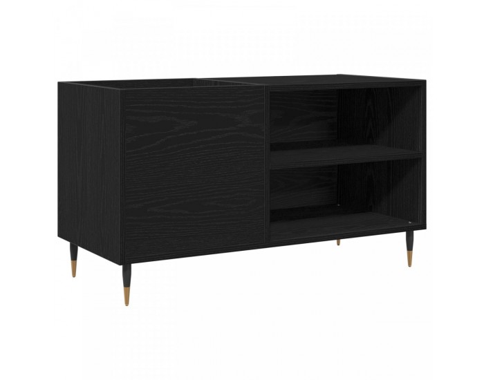 Sonata H Кетър за записи Черен Дъб 84,5x38x48 см Инженерна дървесина