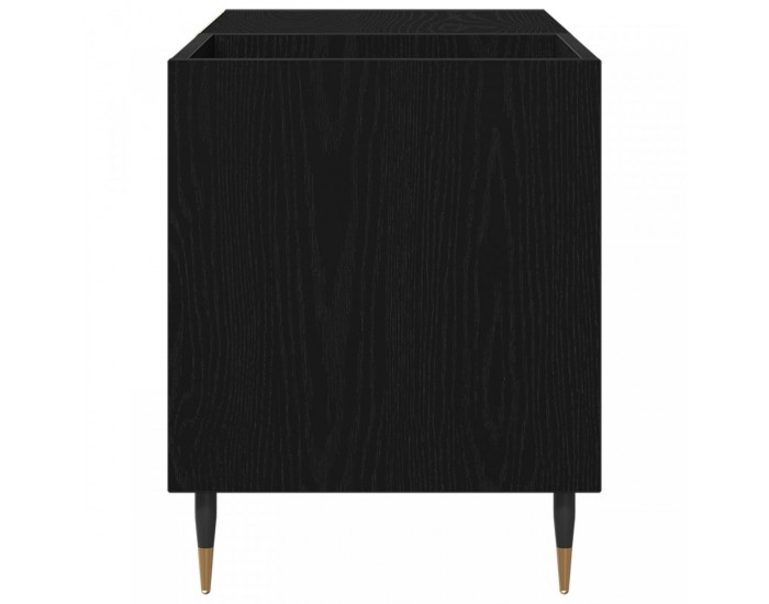 Sonata H Кетър за записи Черен Дъб 84,5x38x48 см Инженерна дървесина