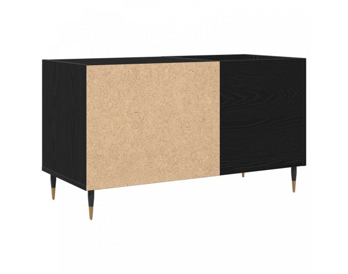 Sonata H Кетър за записи Черен Дъб 84,5x38x48 см Инженерна дървесина