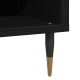 Sonata H Кетър за записи Черен Дъб 84,5x38x48 см Инженерна дървесина