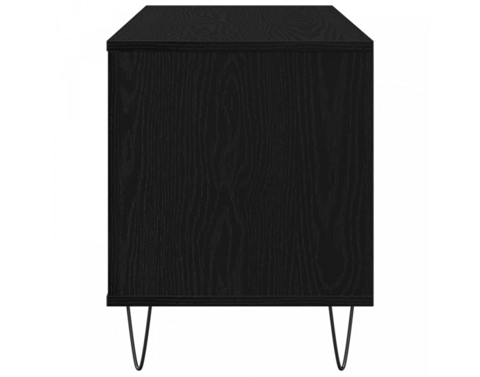 Sonata H Кабинет за записи Черен дъб 100x38x48 см Инженерна дървесина