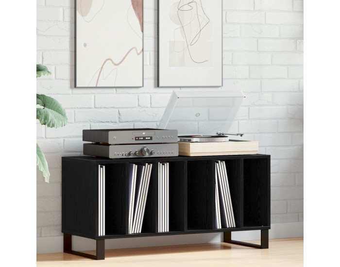 Sonata H Книжарница Черен Дъб 100x38x48 см Инженерна Дървесина