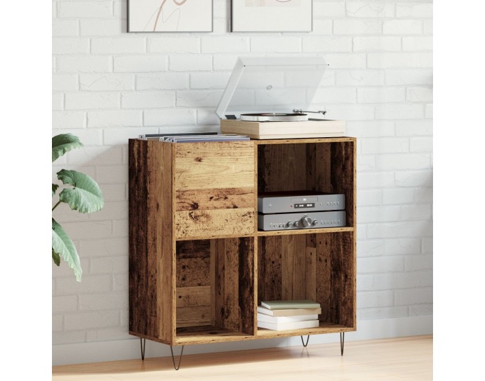Sonata H медийен шкаф дъб 84.5x38x90 см инженерна дървесина