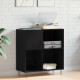 Sonata H Кабинет за Записи Черен Дъб 84.5x38x90 см Инженерна Дървесина