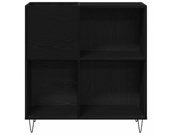 Sonata H Кабинет за Записи Черен Дъб 84.5x38x90 см Инженерна Дървесина