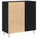 Sonata H Кабинет за Записи Черен Дъб 84.5x38x90 см Инженерна Дървесина