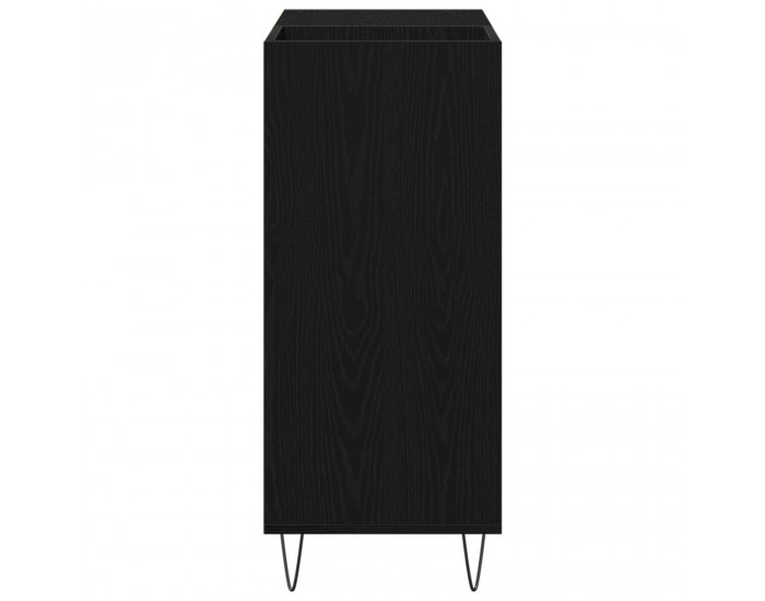 Sonata H Кабинет за Записи Черен Дъб 84.5x38x90 см Инженерна Дървесина