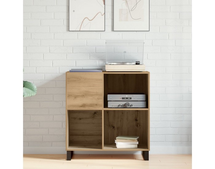 Sonata H Кабинет за записи Старо дърво 84.5x38x90 см Инженерна дървесина