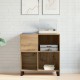Sonata H Кабинет за записи Старо дърво 84.5x38x90 см Инженерна дървесина