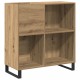 Sonata H Кабинет за записи Старо дърво 84.5x38x90 см Инженерна дървесина