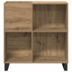 Sonata H Кабинет за записи Старо дърво 84.5x38x90 см Инженерна дървесина