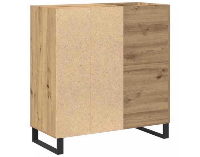 Sonata H Кабинет за записи Старо дърво 84.5x38x90 см Инженерна дървесина