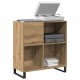 Sonata H Кабинет за записи Старо дърво 84.5x38x90 см Инженерна дървесина