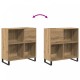 Sonata H Кабинет за записи Старо дърво 84.5x38x90 см Инженерна дървесина