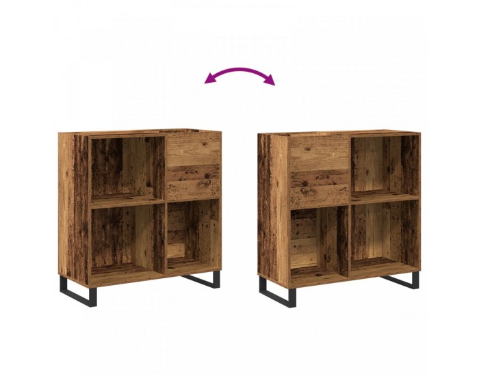 Sonata H Шкаф за записи Artisan Oak 84,5x38x89 см Инженерна дървесина