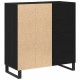 Sonata H Кабинет за записи Черен дъб 84.5x38x90 см Инженерна дървесина