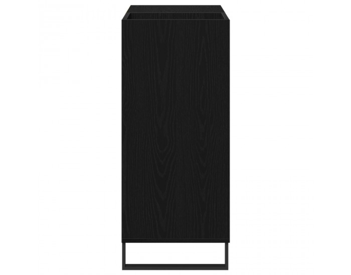 Sonata H Кабинет за записи Черен дъб 84.5x38x90 см Инженерна дървесина