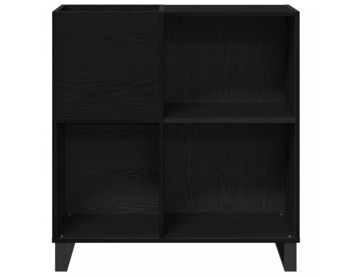 Sonata H Кабинет за записи Черен дъб 84.5x38x90 см Инженерна дървесина