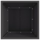 Sonata H Огнище Квадратно Черно 40x40x30 см Стомана