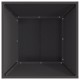 Sonata H Огнище Квадратно Черно 60x60x35 см Стомана