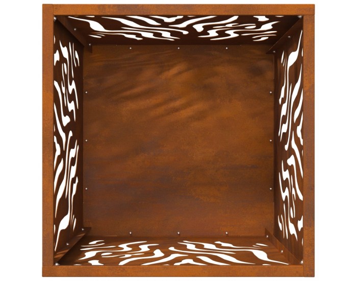 Sonata H Огнище Квадратна 40x40x40 см Отвлечена стомана