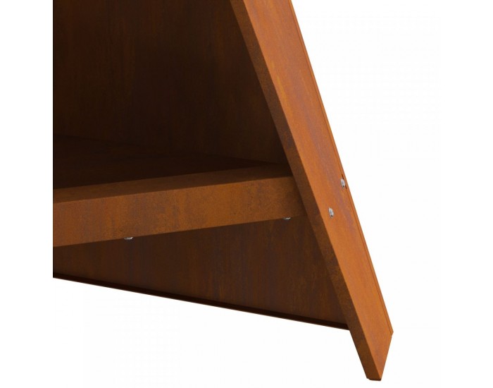 Sonata H Ракла за огън черна 58x36x100 см стомана
