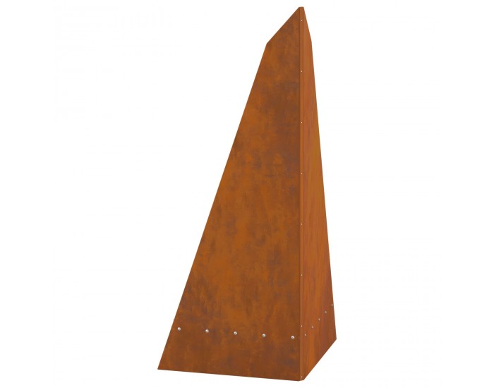 Sonata H Ракла за огън черна 58x36x100 см стомана