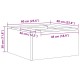 Sonata H Огнище Квадратно 60x60x30 см Отвътре