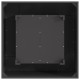 Sonata H Кладенец Черен 80x80x40 см Стомана