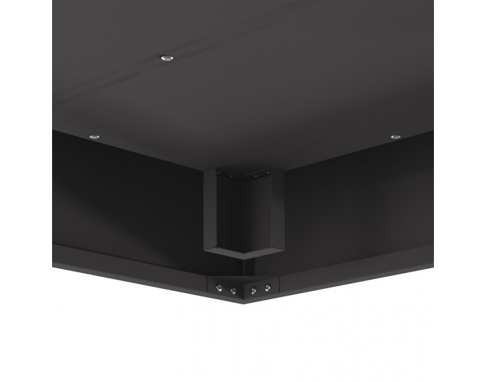 Sonata H Кладенец Черен 80x80x40 см Стомана