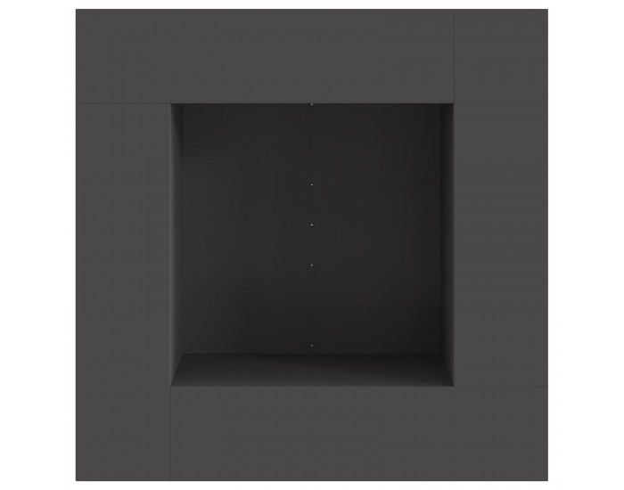 Sonata H Кладенец Черен 80x80x40 см Стомана