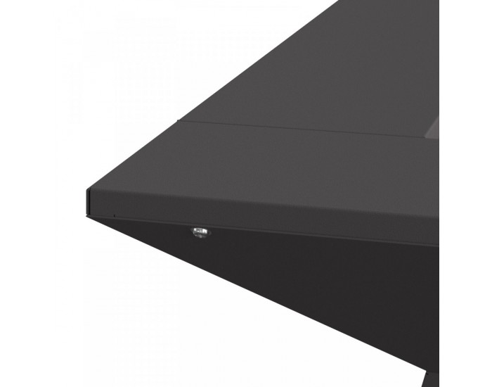 Sonata H Черно огнище 60x60x50 см Стомана