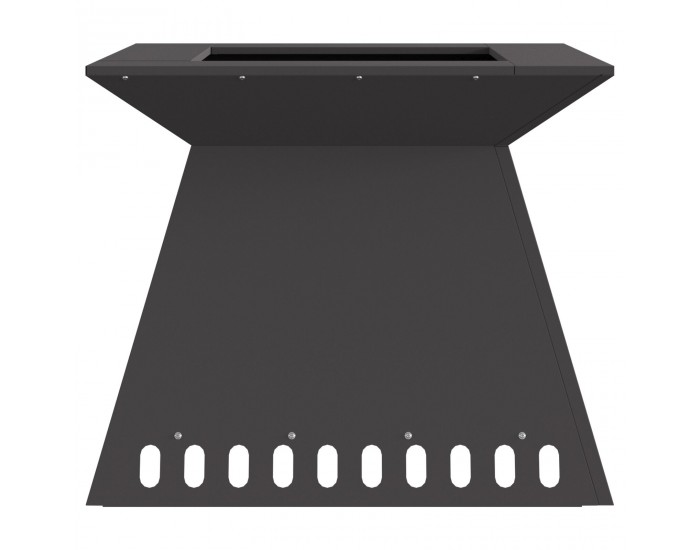 Sonata H Черно огнище 60x60x50 см Стомана