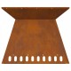 Sonata H Огнище 60x60x50 см, обветрена стомана