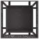Sonata H Огнище Квадратно Черно 80x80x30 см Стомана